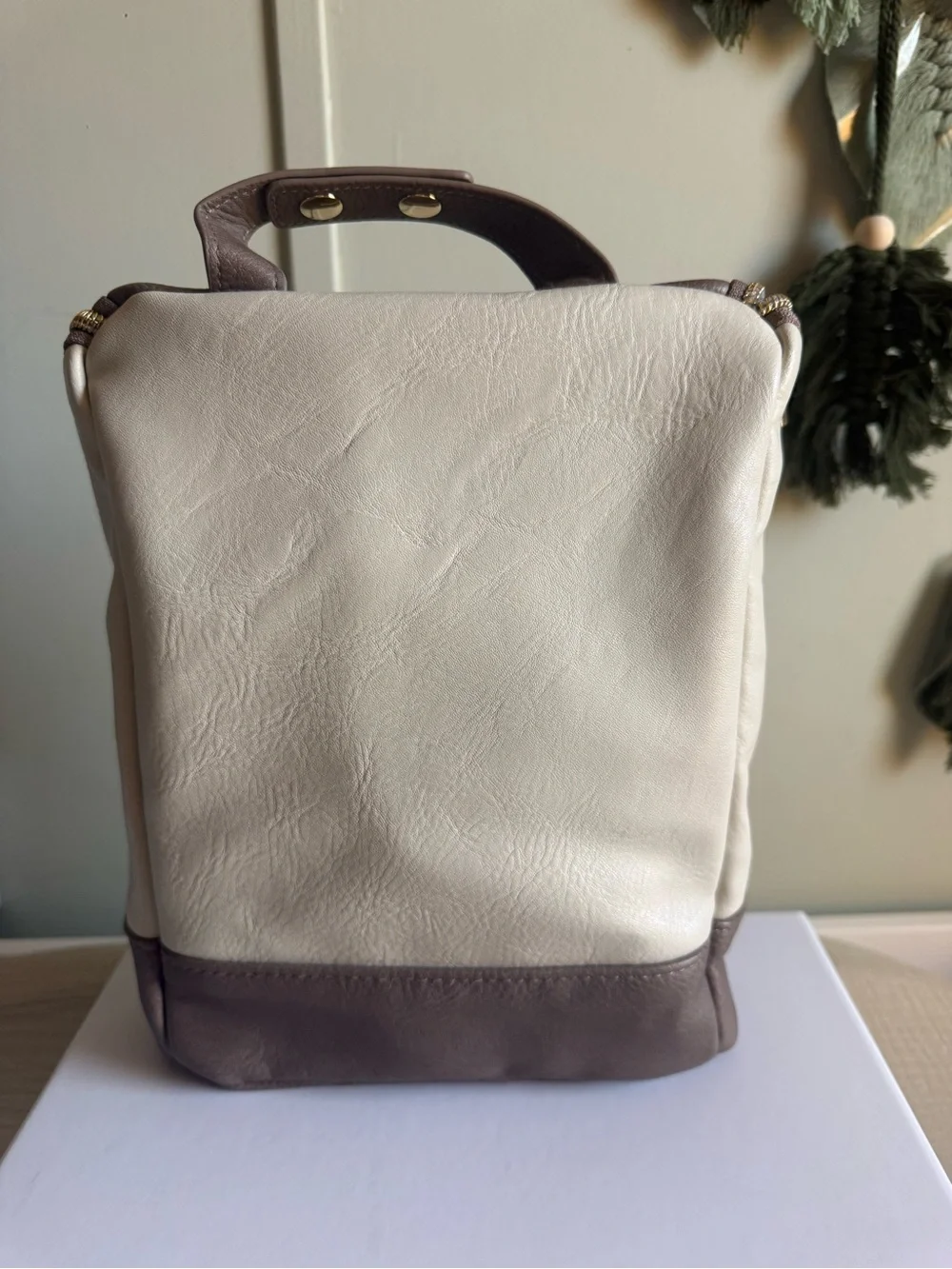 Itzy Ritzy Brown & Cream insulated bottle Bag